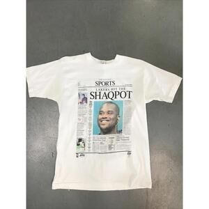 Los Angeles Lakers La Times Newspaper T-Shirt Size Large Shaqpot